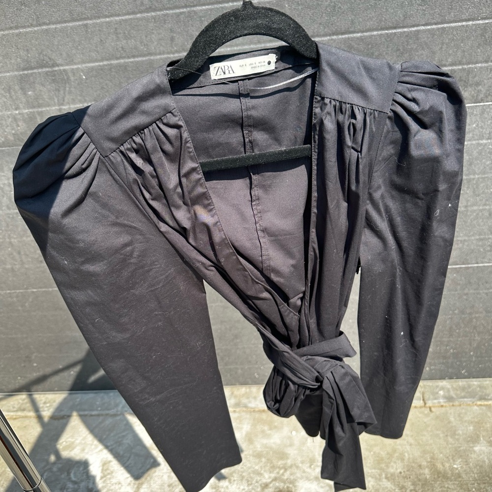 Zara Black Blouse